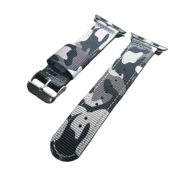 Ремінець iLoungeMax Canvas Camouflage Black для Apple Watch Ultra 49mm | 45mm | 44mm | 42mm