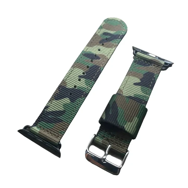 Ремешок iLoungeMax Canvas Camouflage Green для Apple Watch Ultra 49mm | 45mm | 44mm | 42mm в Луцке