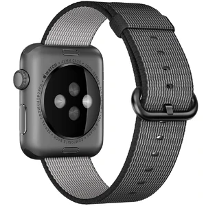 Нейлоновый ремешок iLoungeMax Woven Nylon Black для Apple Watch Ultra 49mm | 45mm | 44mm | 42mm  - Фото 1