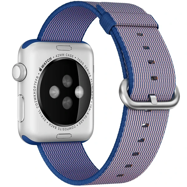 Нейлоновий ремінець iLoungeMax Woven Nylon Royal Blue для Apple Watch Ultra 49mm | 45mm | 44mm | 42mm в Ужгороді