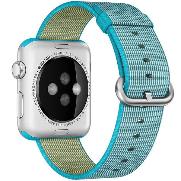 Нейлоновый ремешок iLoungeMax Woven Nylon Scuba Blue для Apple Watch Ultra 49mm | 45mm | 44mm | 42mm в Луцке
