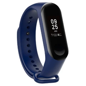 Силіконовий ремінець Xiaomi Mi Band 3 | 4 Blue для фітнес-браслета