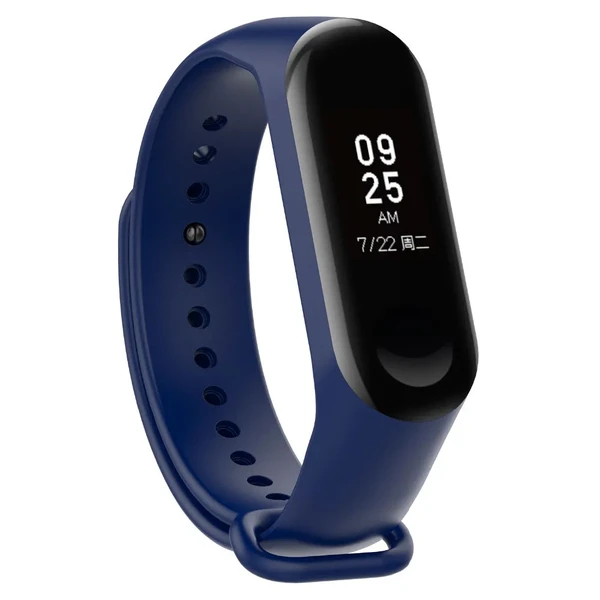 Силіконовий ремінець Xiaomi Mi Band 3 | 4 Blue для фітнес-браслета