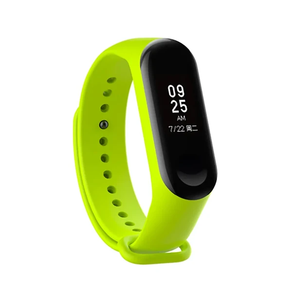 Силіконовий ремінець iLoungeMax для фітнес-браслета Xiaomi Mi Band 3 | 4 Lime в Ужгороді