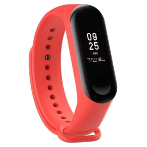 Силіконовий ремінець Xiaomi Mi Band 3 | 4 Orange для фітнес-браслета