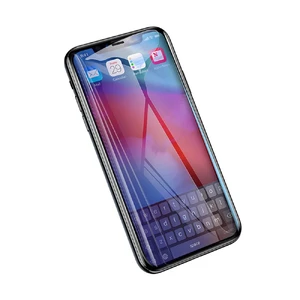Полноэкранное защитное стекло Baseus 0.2 mm Arc-Surface Anti-Blue Light Black для iPhone 11 | XR - Фото 3