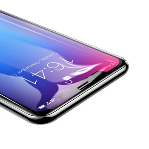 Полноэкранное защитное стекло Baseus 0.2 mm Arc-Surface Anti-Blue Light Black для iPhone 11 | XR - Фото 4