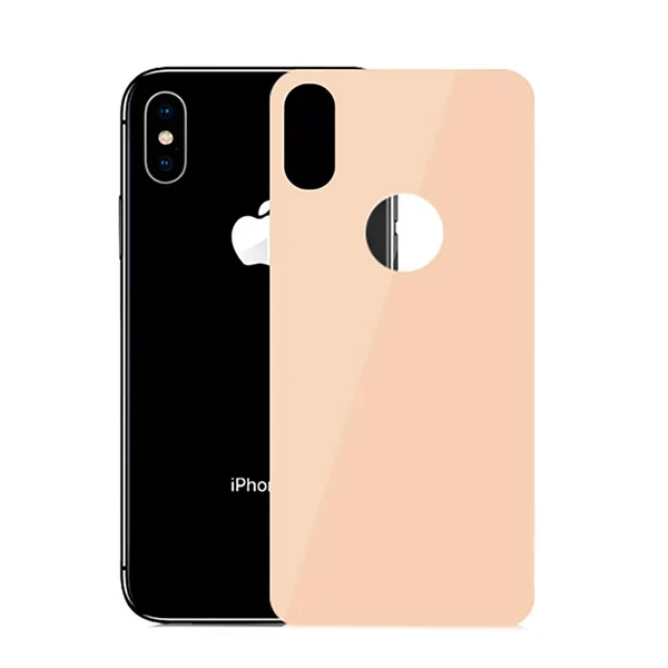 Захисне скло на задню панель Baseus 0.3mm 3D Full Tempered Glass Gold для iPhone XS Max