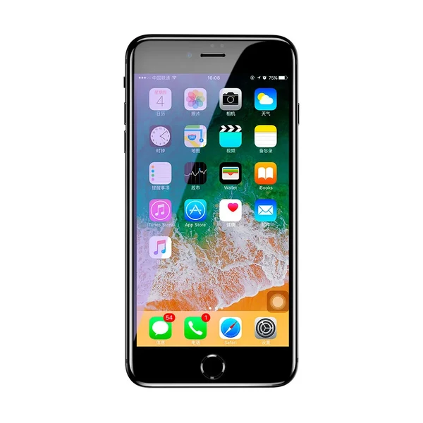 Захисне скло Baseus 0.3mm Anti-Blue Light Tempered Glass Black для iPhone 7 Plus | 8 Plus