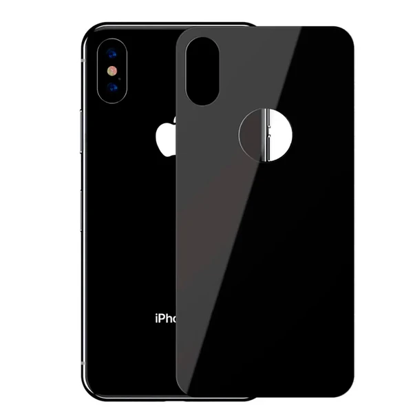Защитное стекло на заднюю панель Baseus 0.3mm Full Tempered Glass Black для iPhone X | XS в Запорожье