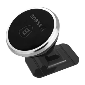 Магнітний автодержатель Baseus 360 Rotation Silver для смартфонів - Фото 3