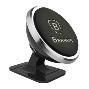 Магнітний автодержатель Baseus 360 Rotation Silver для смартфонів SUGENT-NT0S - Фото 1