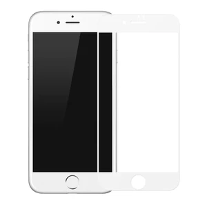 Захисне скло Baseus Silk-Screen 3D Arc White для iPhone SE 3 | SE 2 | 8 | 7  - Фото 1