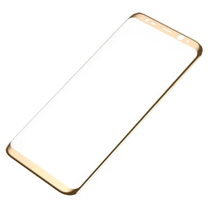 Захисне скло Baseus 3D Arc Gold для Samsung Galaxy S8 Plus - Фото 2