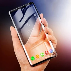 Полноэкранное защитное стекло Baseus Arc-surface 0.3mm Black для Samsung Galaxy S9 - Фото 7