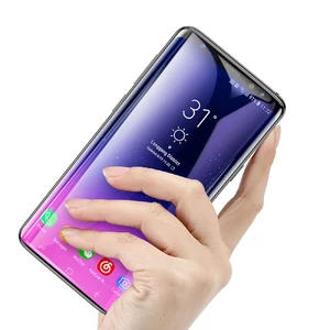 Полноэкранное защитное стекло Baseus Arc-surface 0.3mm Black для Samsung Galaxy S9 - Фото 3
