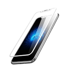 Глянсове повноекранне захисне скло Baseus 3D Silk-Screen 0.23mm White для iPhone 11 Pro | X | XS  - Фото 1