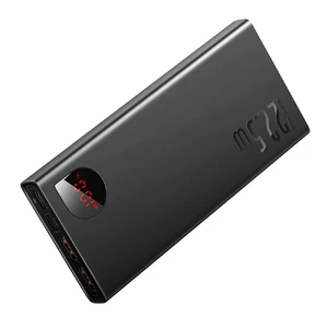 Повербанк Baseus Adaman Metal Digital Display 22.5W 10000 mAh Black - Фото 3