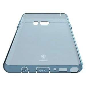 Ультратонкий TPU чехол Baseus Air Case Transparent Blue для Samsung Galaxy Note 7 - Фото 2