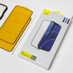 Защитное стекло Baseus Anti-Blue Light Tempered Glass 0.3mm для iPhone 14 | 13 | 13 Pro (2 шт.) - Фото 7