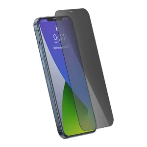 Захисне скло антишпигун Baseus Anti-Peeping Tempered Glass 0.3mm Black для iPhone 12 | 12 Pro (2 шт.)