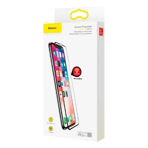 Защитное стекло Baseus Arc-Surface Rigid Edge Full Screen Tempered Glass для iPhone 11 Pro Max | XS Max - Фото 4