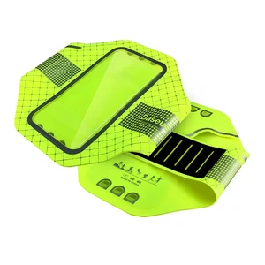 Тонкий чохол на руку Baseus Sports Armband Green для iPhone SE 3 | SE 2 | 8 | 7 | 6s | 6 - Фото 5