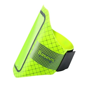 Тонкий чохол на руку Baseus Sports Armband Green для iPhone SE 3 | SE 2 | 8 | 7 | 6s | 6 - Фото 3