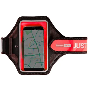 Спортивний чохол Baseus Move Armband Black | Red для iPhone | смартфонів до 5" - Фото 2