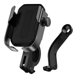 Велотримач Baseus Armor Motorcycle Holder Black для iPhone | телефону - Фото 2
