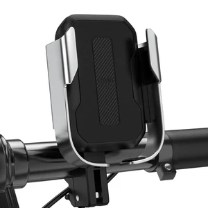 Велодержатель Baseus Armor Motorcycle Holder Silver для iPhone | телефона - Фото 2