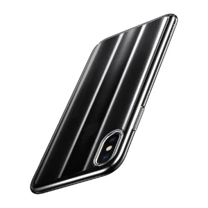Чехол Baseus Aurora Series Transparent Black для iPhone X | XS - Фото 5