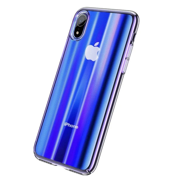 Чохол Baseus Aurora Series Transparent Blue для iPhone XR у Полтаві