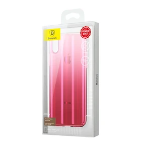 Чохол Baseus Aurora Series Transparent Pink для iPhone X | XS - Фото 7