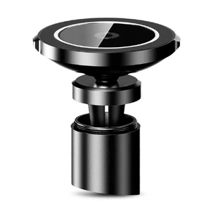 Магнитный автодержатель с беспроводной зарядкой Baseus Big Ears 10W - Фото 5