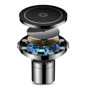 Магнитный автодержатель с беспроводной зарядкой Baseus Big Ears 10W - Фото 6