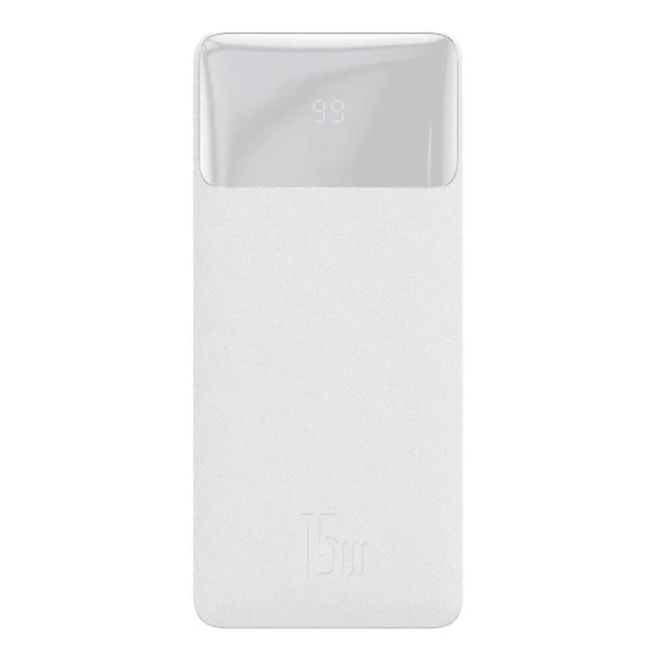 Повербанк Baseus Bipow Digital Display Power Bank White 10000mAh 15W