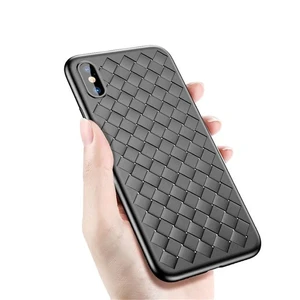 TPU чехол Baseus BV Weaving Case Black для iPhone X | XS WIAPIPHX-BV01 - Фото 1