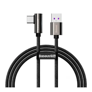 Зарядный кабель Baseus Cable Legend Series Elbow Fast Charging USB to Type-C 66W 2m CATCS-C01 - Фото 1