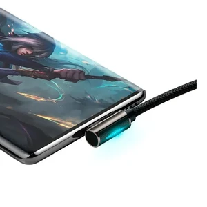 Зарядный кабель Baseus Cable Legend Series Elbow Fast Charging USB to Type-C 66W 2m - Фото 3