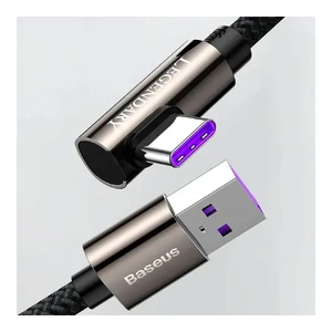 Зарядный кабель Baseus Cable Legend Series Elbow Fast Charging USB to Type-C 66W 1m - Фото 5