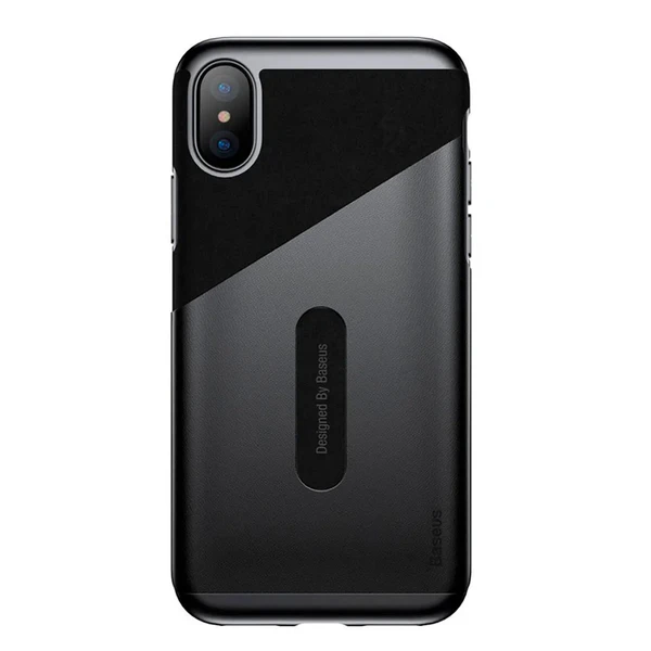 Чохол-накладка Baseus Card Pocket Black для iPhone X | XS