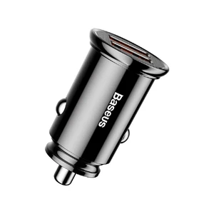 Автозарядка Baseus Circular Plastic Dual USB QC3.0 - Фото 3