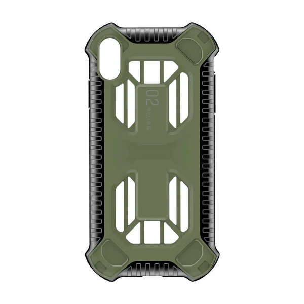 Протиударний чохол Baseus Cold Front Cooling Green для iPhone XR