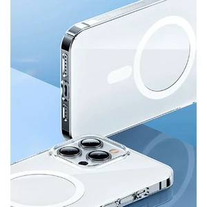 Защитный чехол-накладка Baseus Crystal Magnetic для iPhone 13 Pro Max - Фото 4