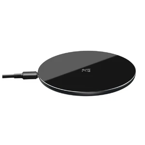 Беспроводное зарядное устройство Baseus Simple Wireless Charger 15W Black - Фото 3