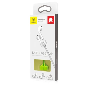 Магнитный шнурок Baseus Strap Light Gray для Apple AirPods - Фото 4