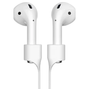 Магнитный шнурок Baseus Strap Light Gray для Apple AirPods - Фото 2
