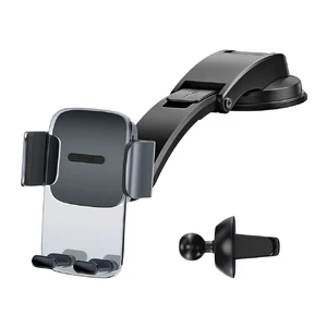 Автодержатель Baseus Easy Control Clamp Car Mount Holder Black - Фото 4