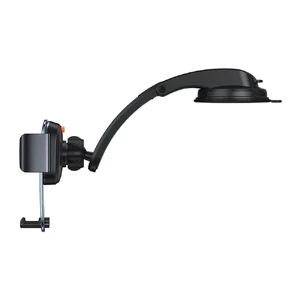 Автодержатель Baseus Easy Control Clamp Car Mount Holder Black - Фото 6